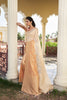 Beige Gold Banarasi Silk Saree with Zari Butta Work and Rich Woven Border