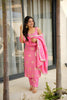 Lovely Pink Chanderi Embroidered Salwar Suit with Dupatta for Wedding