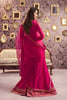 Wonderful Rani Pink Embroidered Chanderi Sharara Suit with Dupatta for Wedding