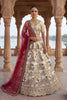 Stylish Off-White Heavy Embroidered Silk Bridal Lehenga Choli with Net Dupatta for Wedding