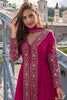 Stunning Rani Pink Chinon Embroidered Anarkali Suit with Dupatta for Wedding
