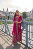 Stunning Rani Pink Chinon Embroidered Anarkali Suit with Dupatta for Wedding