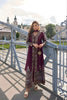 Stylish Wine Chinon Heavy Embroidered Anarkali Suit with Dupatta for Wedding