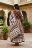 Beautiful Maroon and Off White Cotton Rayon Printed Lehenga Choli with Dupatta