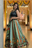 Glorious Sea Green Multicolor Printed Cotton Rayon Lehenga Choli with Dupatta