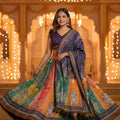 Trendy Multicolor Printed Cotton Rayon Lehenga Choli with Dupatta for Women