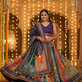 Trendy Multicolor Printed Cotton Rayon Lehenga Choli with Dupatta for Women