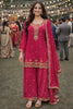 Beautiful Rani Pink Viscose Embroidered Palazzo Set with Dupatta for Women
