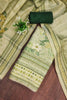 Elegant Pastel Green Floral Printed Viscose Straight Salwar Suit with Dupatta
