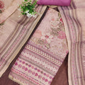 Stylish Purple Floral Printed Viscose Straight Salwar Suit with Dupatta
