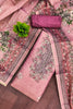 Graceful Rose Pink Floral Printed Viscose Straight Salwar Suit with Dupatta