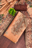 Trendy Rust Orange Floral Printed Viscose Straight Salwar Suit with Dupatta