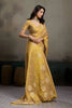 Mustard Yellow Banarasi Silk Saree Gold Zari Weaving Designer Saree