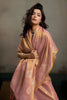 Peach Pink Banarasi Silk Saree Gold Zari Weaving Designer Saree