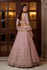 Stunning Pink Embroidered Wedding Wear Lehenga Choli with Net Dupatta