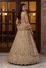 Elegant Beige Embroidered Wedding Wear Lehenga Choli with Net Dupatta