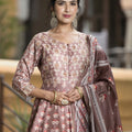 Elegant Mauve Digital Printed Dola Silk Lehenga Choli with Designer Dupatta for Women