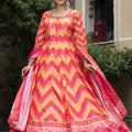 Lovely Pink Digital Printed Dola Silk Lehenga Choli with Designer Dupatta for Women