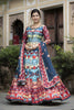 Elegant Multicolor Digital Printed Dola Silk Lehenga Choli with Designer Dupatta for Women