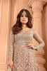 Elegant Beige Net Embroidered Anarkali Suit with Designer Dupatta for Wedding