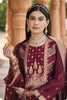 Amazing Maroon Banglori Silk Salwar Suit with Designer Woven Dupatta for Wedding