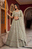 Luxury Pista Net Embroidered Bridal Lehenga Choli Designer Dupatta Wedding