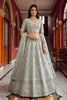Luxury Pista Net Embroidered Bridal Lehenga Choli Designer Dupatta Wedding
