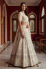 Luxury White Net Embroidered Bridal Lehenga Choli Designer Dupatta for Wedding