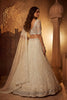 Stylish Off White Net Heavy Embroidered Lehenga Choli with Designer Dupatta for Wedding
