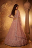 Lovely Pink Net Heavy Embroidered Lehenga Choli with Designer Dupatta for Wedding