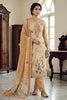 Traditional Peach Linen Cotton Semi-Stitched Straight Salwar Suit with Digital Printed Dupatta