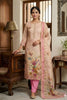 Beautiful Pink Linen Cotton Semi-Stitched Straight Salwar Suit with Digital Printed Dupatta