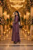 Vibrant Wine Purple Roman Simmer Embroidered Palazzo Suit Designer Dupatta