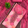 Elegant Pink Muslin Digital Printed Straight Salwar Suit with Designer Dupatta for Women