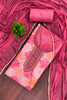Elegant Pink Muslin Digital Printed Straight Salwar Suit with Designer Dupatta for Women
