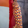 Stylish Multicolor Cotton Printed Saree Designer Border Matching Blouse Piece