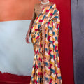 Stylish Multicolor Cotton Printed Saree Designer Border Matching Blouse Piece