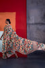 Stylish Multicolor Cotton Printed Saree Designer Border Matching Blouse Piece