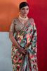 Stylish Multicolor Cotton Printed Saree Designer Border Matching Blouse Piece