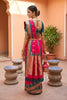 Luxury Rani Pink Soft Silk Saree Zari Woven Border for Wedding Wear