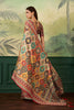 Elegant Multicolor Crepe Silk Designer Printed Saree for Wedding