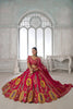 Elegant Rani Pink Silk Embroidered Designer Lehenga Choli with Soft Net Dupatta for Wedding
