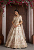 Traditional Off White Silk Embroidered Designer Lehenga Choli with Soft Net Dupatta for Wedding
