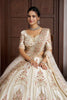 Traditional Off White Silk Embroidered Designer Lehenga Choli with Soft Net Dupatta for Wedding