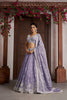 Awesome Lavender Jari Tissue Designer Lehenga Choli with Heavy Embroidery Work and Designer Dupatta