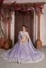Awesome Lavender Jari Tissue Designer Lehenga Choli with Heavy Embroidery Work and Designer Dupatta