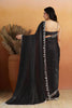 Elegant Black Organza Saree Lace Border for Wedding