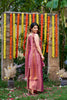 Premium Mauve Fendy Satin Beads Embroidery Work Palazzo Suit for Women