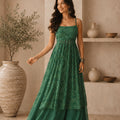 Stylish Green Faux Georgette Digital Printed Readymade Kurti with Palazzo Set for Women