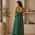 Stylish Green Faux Georgette Digital Printed Readymade Kurti with Palazzo Set for Women